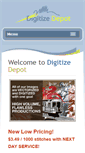 Mobile Screenshot of digitizedepot.com