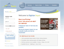 Tablet Screenshot of digitizedepot.com